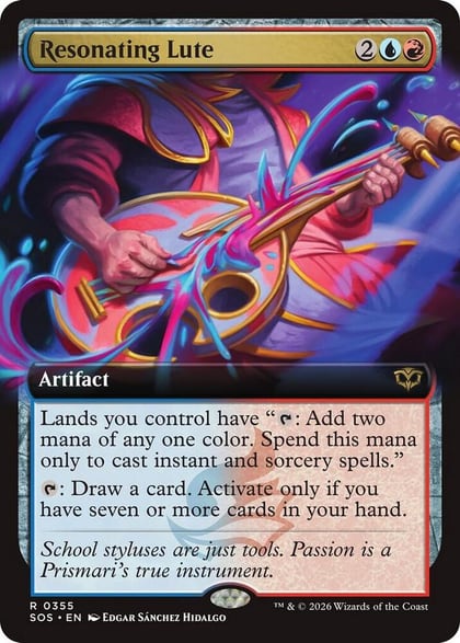 Resonating Lute (Extended Art), Secrets of Strixhaven 355