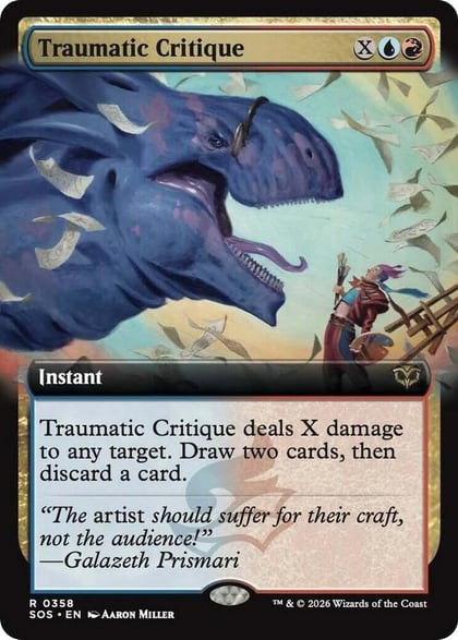 Traumatic Critique (Extended Art), Secrets of Strixhaven 358