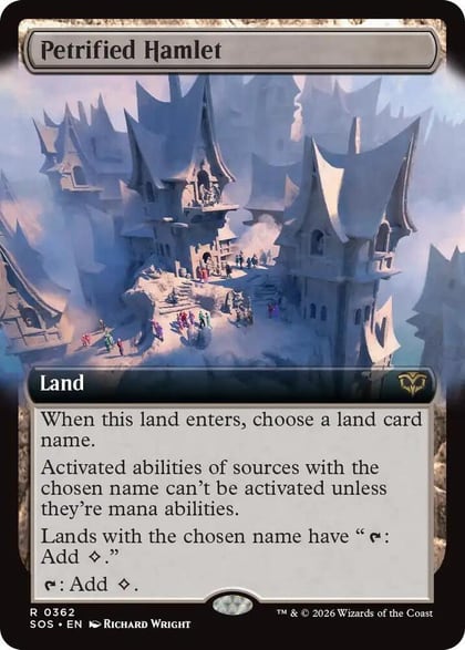 Petrified Hamlet (Extended Art), Secrets of Strixhaven 362