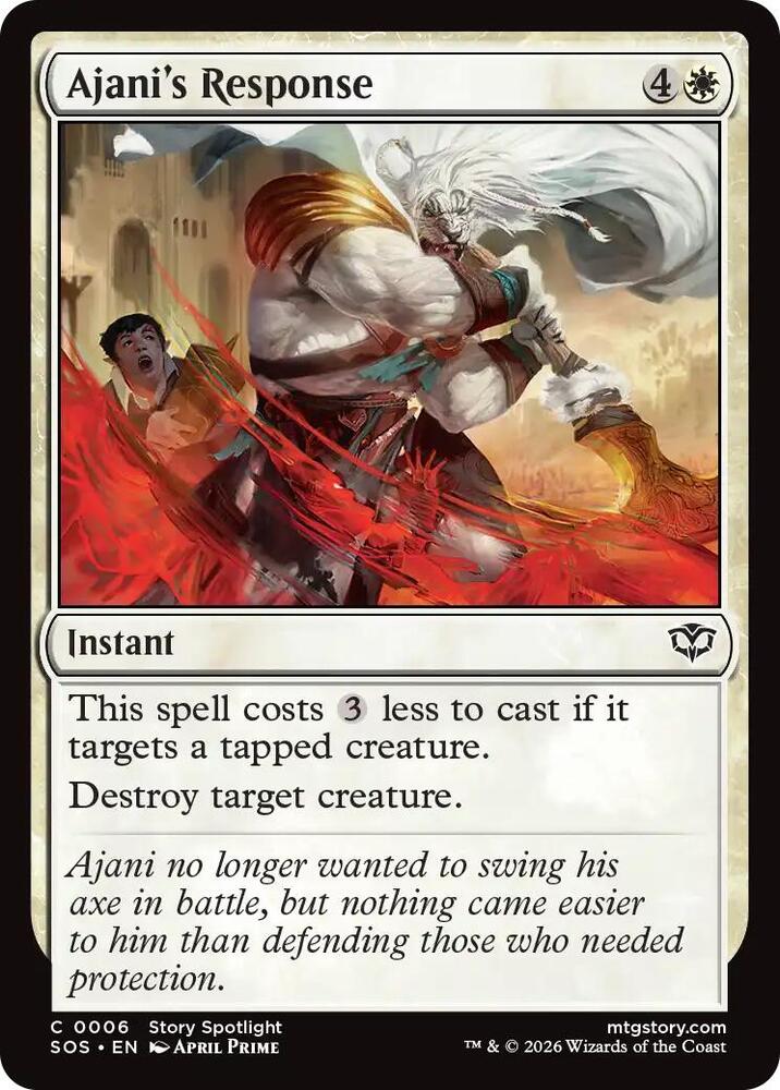 Ajani's Response, Secrets of Strixhaven 6