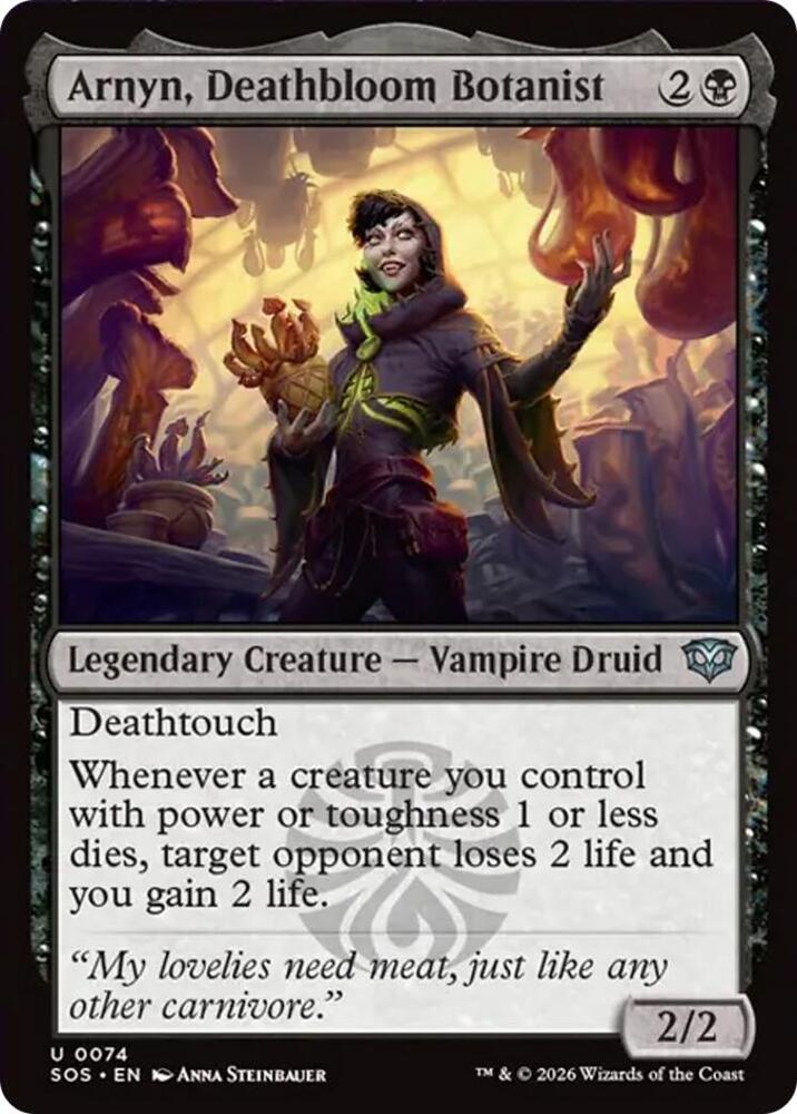 Arnyn, Deathbloom Botanist, Secrets of Strixhaven 74