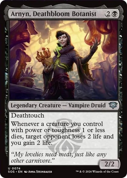 Arnyn, Deathbloom Botanist, Secrets of Strixhaven 74