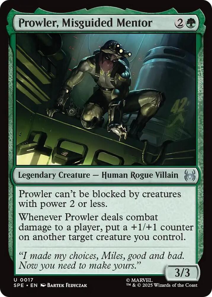 Prowler, Misguided Mentor, Marvel's Spider-Man: Eternal-Legal 17