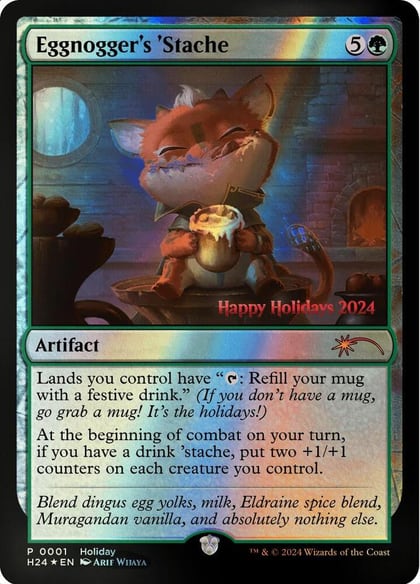 Eggnogger's 'Stache, Special Occasion 1