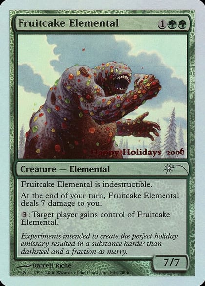 Fruitcake Elemental, Special Occasion 2006