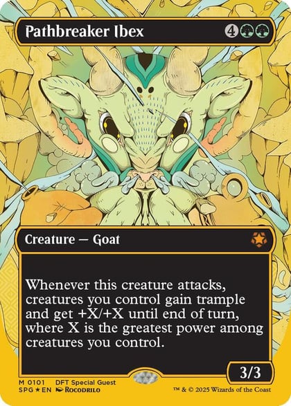 Pathbreaker Ibex (Borderless) (First-Place Foil), Special Guests 101