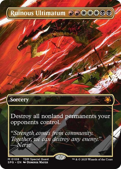 Ruinous Ultimatum (Borderless), Special Guests 108
