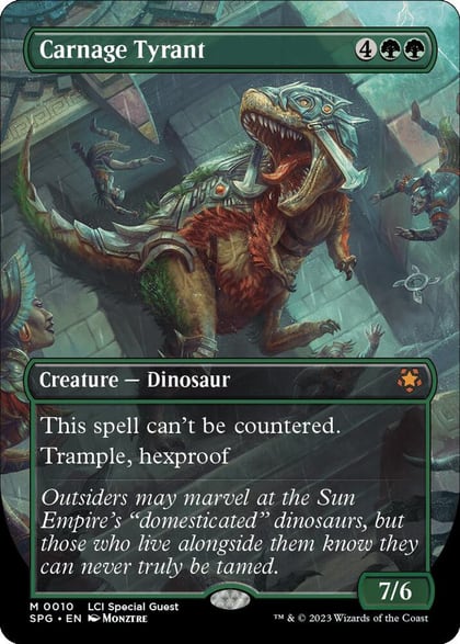 Carnage Tyrant (Borderless), Special Guests 10