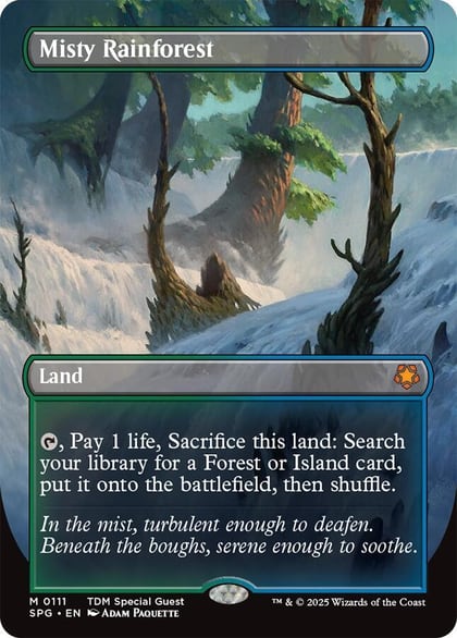 Misty Rainforest (Borderless), Special Guests 111