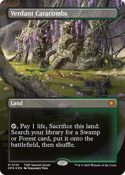Verdant Catacombs (Borderless) (Dragonscale Foil), Special Guests 118