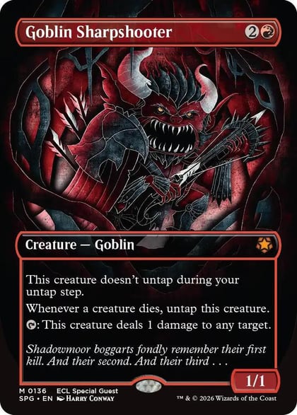 Goblin Sharpshooter (Borderless), Special Guests 136
