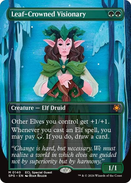 Leaf-Crowned Visionary (Borderless), Special Guests 140