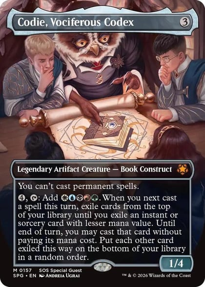 Codie, Vociferous Codex (Borderless), Special Guests 157