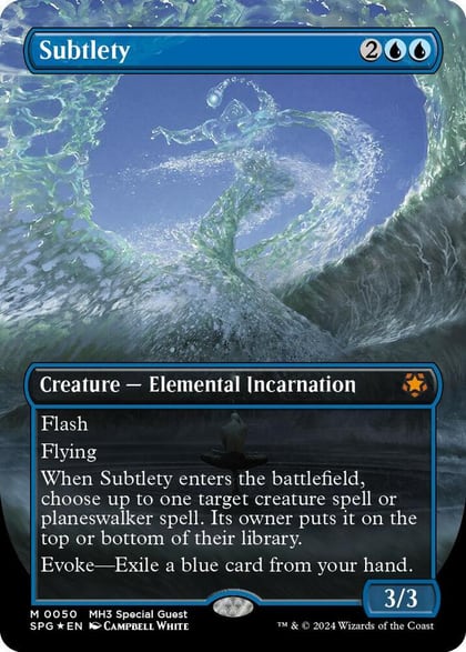 Subtlety (Borderless) (Textured Foil), Special Guests 50