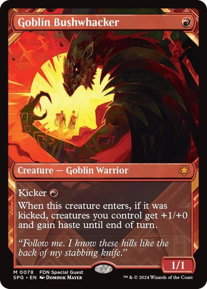 Goblin Bushwhacker (Showcase), Special Guests 78