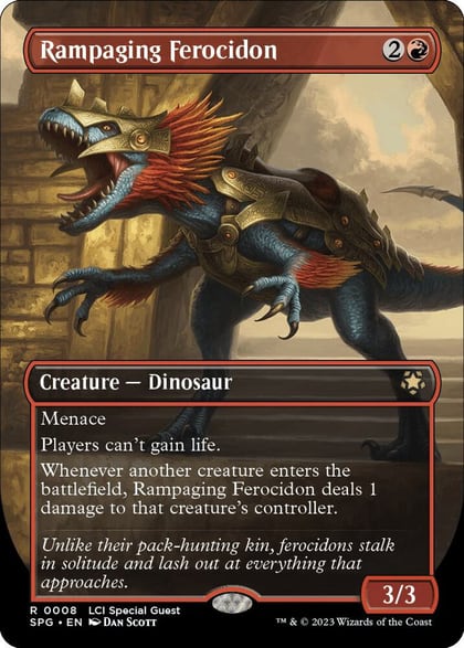 Rampaging Ferocidon (Borderless), Special Guests 8
