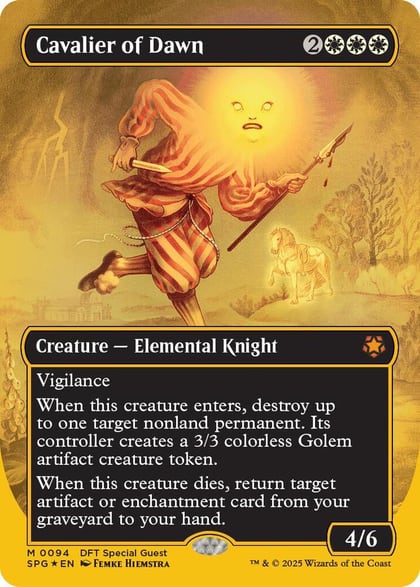 Cavalier of Dawn (Borderless) (First-Place Foil), Special Guests 94