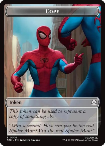 Copy // Human Citizen Double-Sided Token, Marvel's Spider-Man 1 // 4