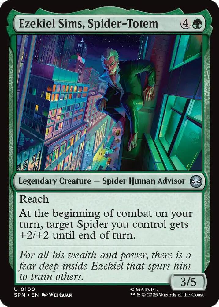 Ezekiel Sims, Spider-Totem, Marvel's Spider-Man 100