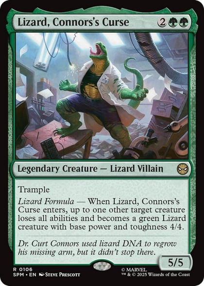 Lizard, Connors's Curse, Marvel's Spider-Man 106