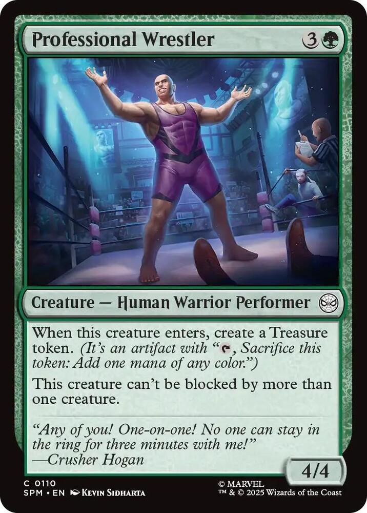 Professional Wrestler, Marvel's Spider-Man 110