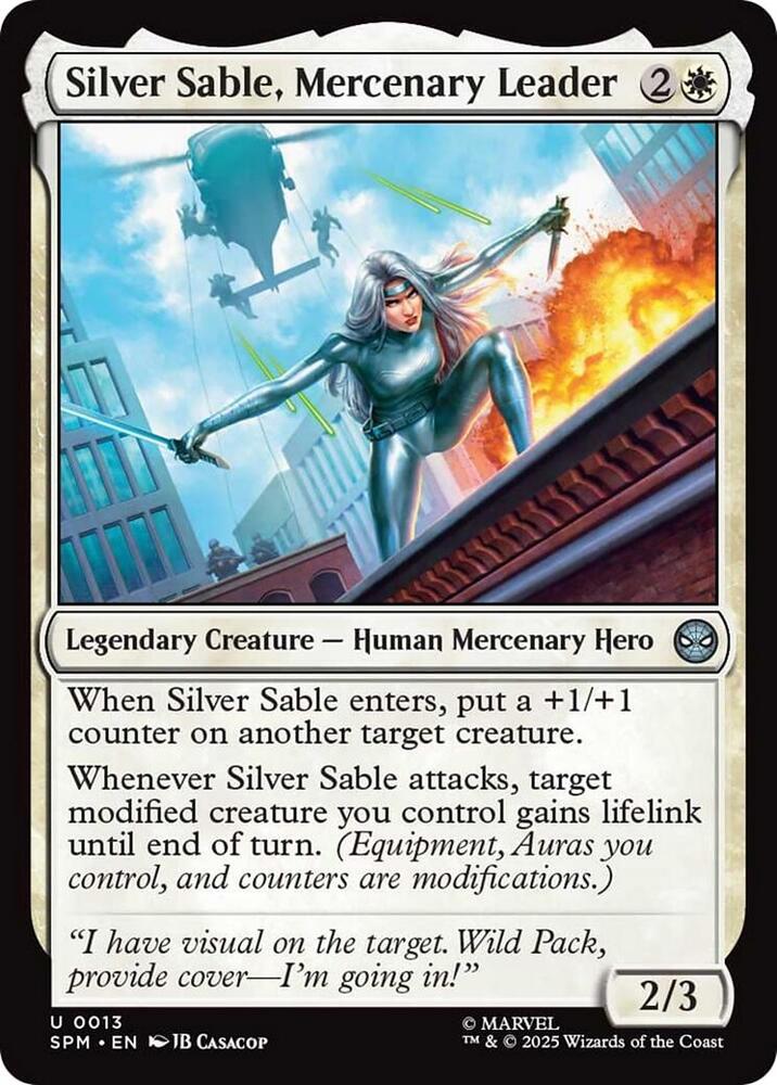 Silver Sable, Mercenary Leader, Marvel's Spider-Man 13