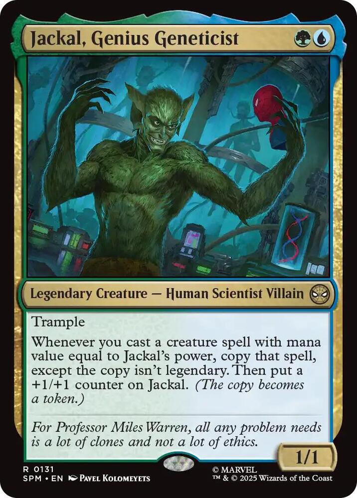 Jackal, Genius Geneticist, Marvel's Spider-Man 131