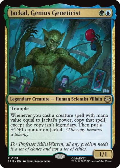 Jackal, Genius Geneticist, Marvel's Spider-Man 131