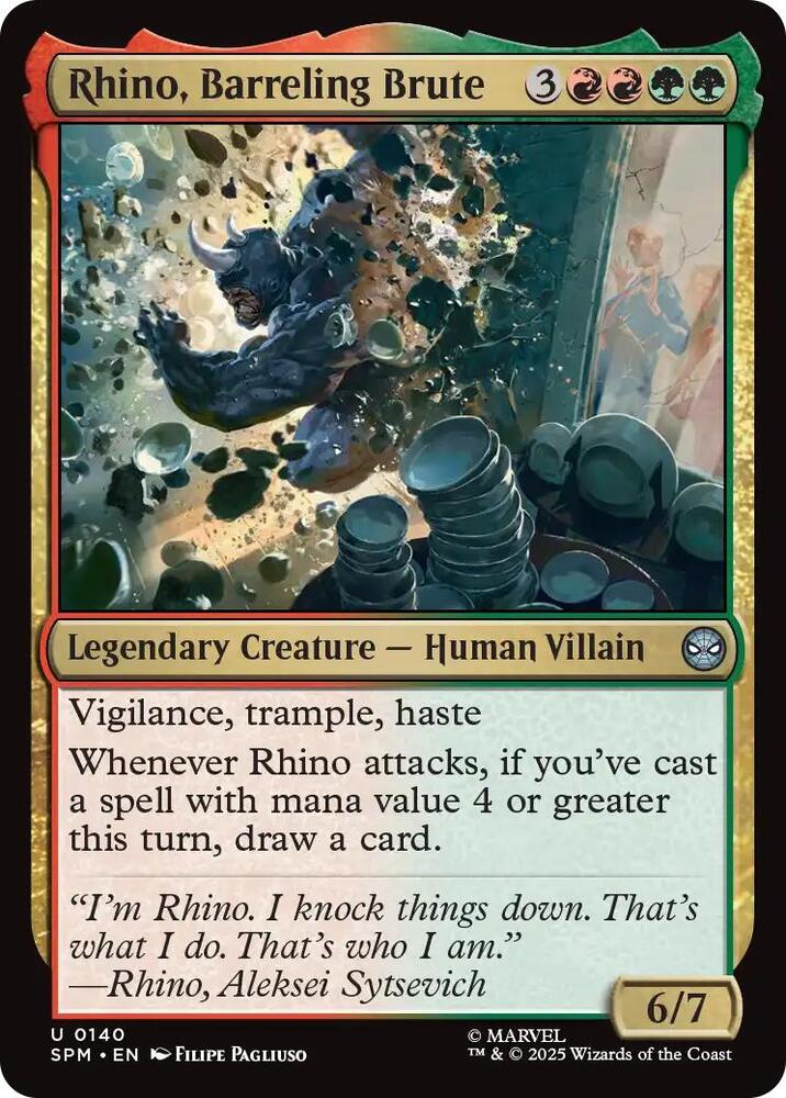 Rhino, Barreling Brute, Marvel's Spider-Man 140