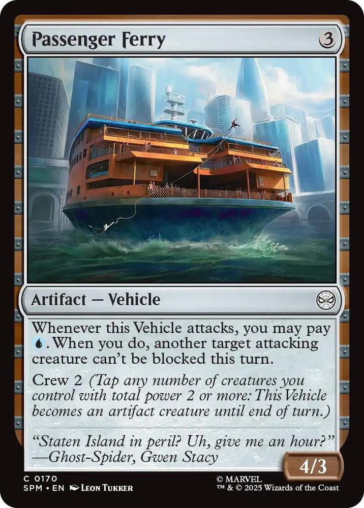 Passenger Ferry, Marvel's Spider-Man 170