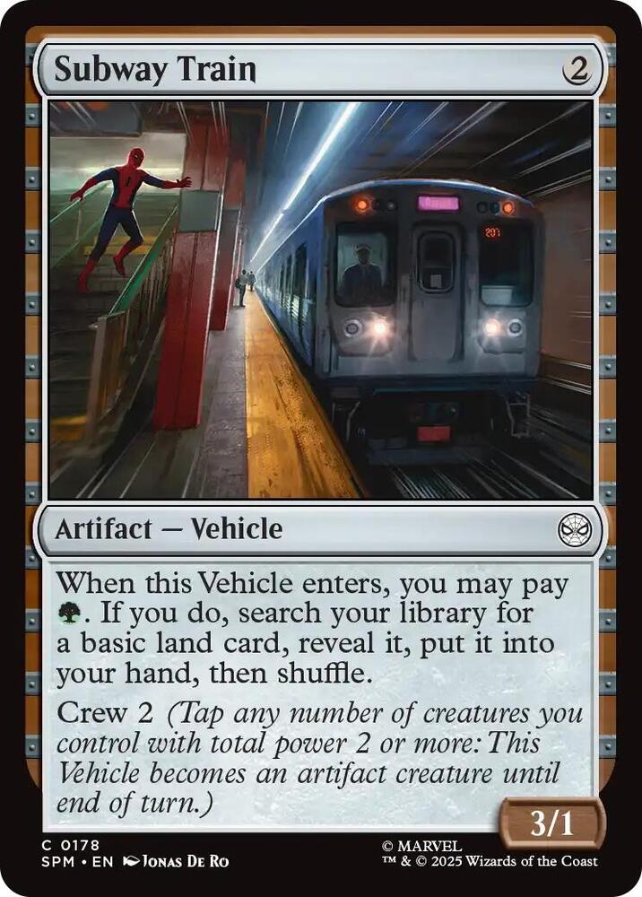 Subway Train, Marvel's Spider-Man 178