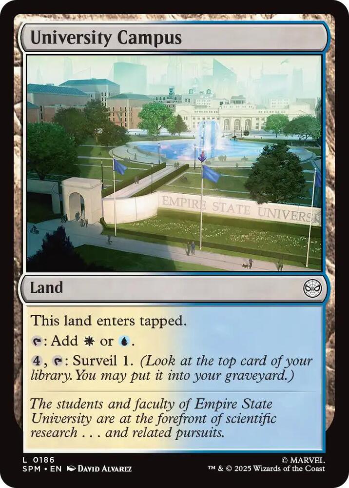 University Campus, Marvel's Spider-Man 186