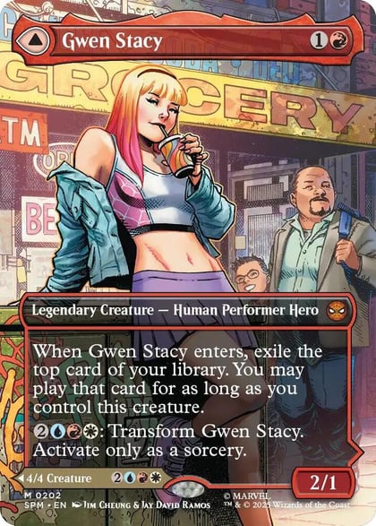 Gwen Stacy (0202) (Borderless), Marvel's Spider-Man 202