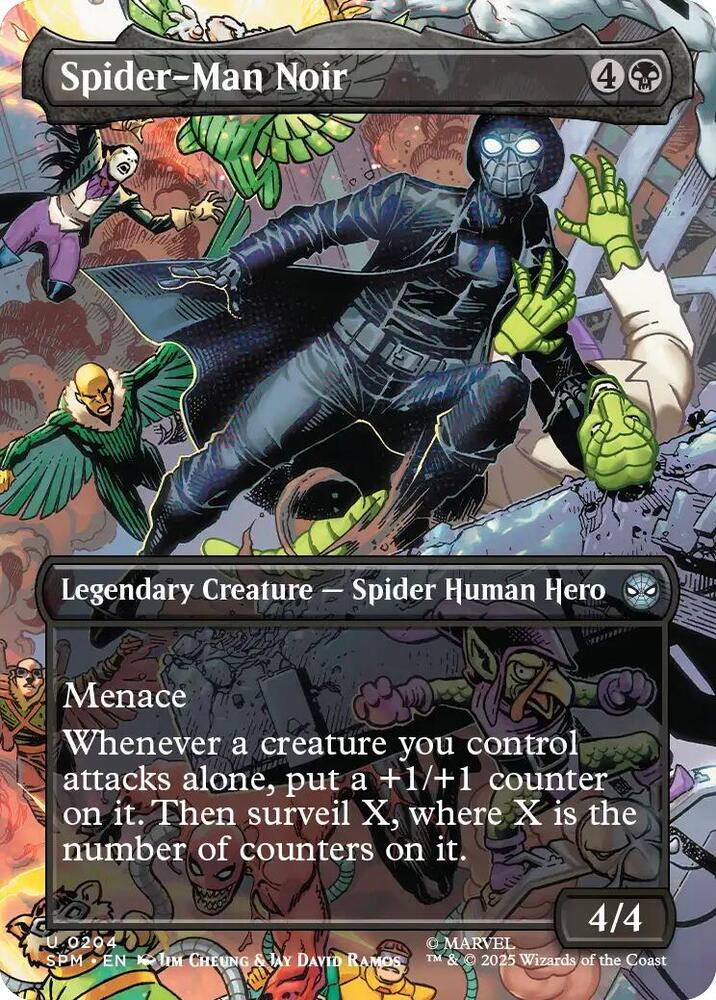 Spider-Man Noir (Borderless), Marvel's Spider-Man 204