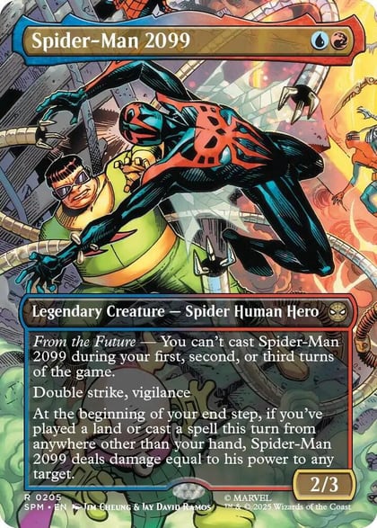 Spider-Man 2099 (0205) (Borderless), Marvel's Spider-Man 205