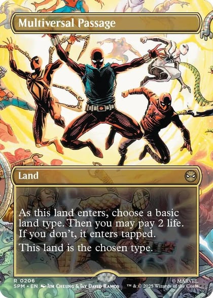 Multiversal Passage (Borderless), Marvel's Spider-Man 206