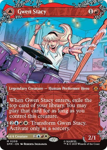 Gwen Stacy (0209) (Borderless), Marvel's Spider-Man 209