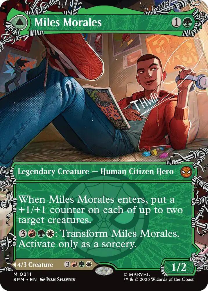 Miles Morales (0211) (Borderless), Marvel's Spider-Man 211