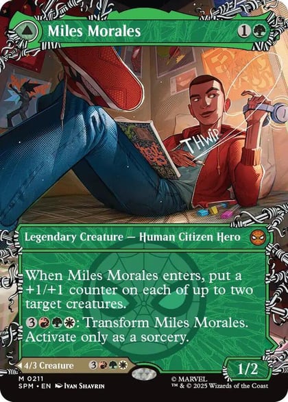 Miles Morales (0211) (Borderless), Marvel's Spider-Man 211