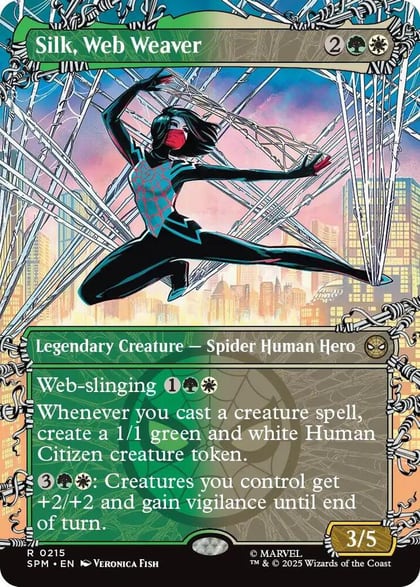 Silk, Web Weaver (Borderless), Marvel's Spider-Man 215
