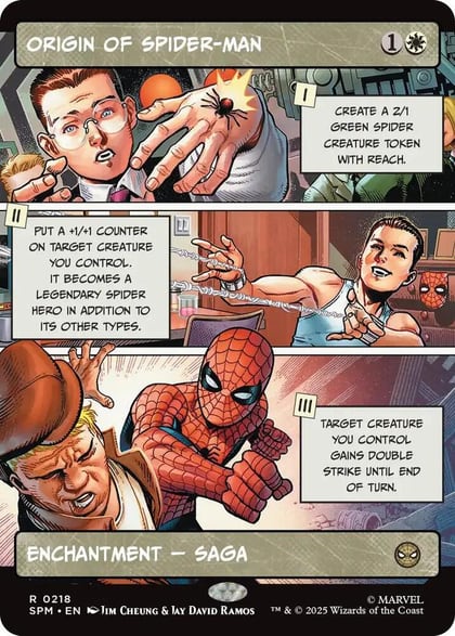 Origin of Spider-Man (Borderless), Marvel's Spider-Man 218
