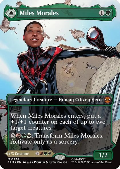 Miles Morales (0234) (Borderless), Marvel's Spider-Man 234