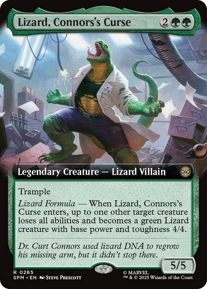 Lizard, Connors's Curse (Extended Art), Marvel's Spider-Man 265