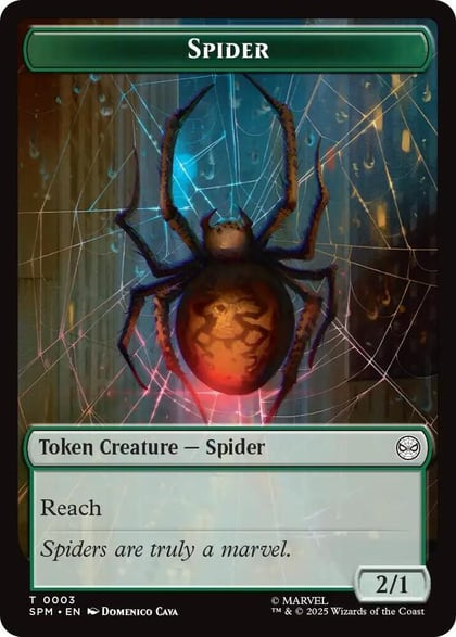 Spider // Food Double-Sided Token, Marvel's Spider-Man 3 // 5