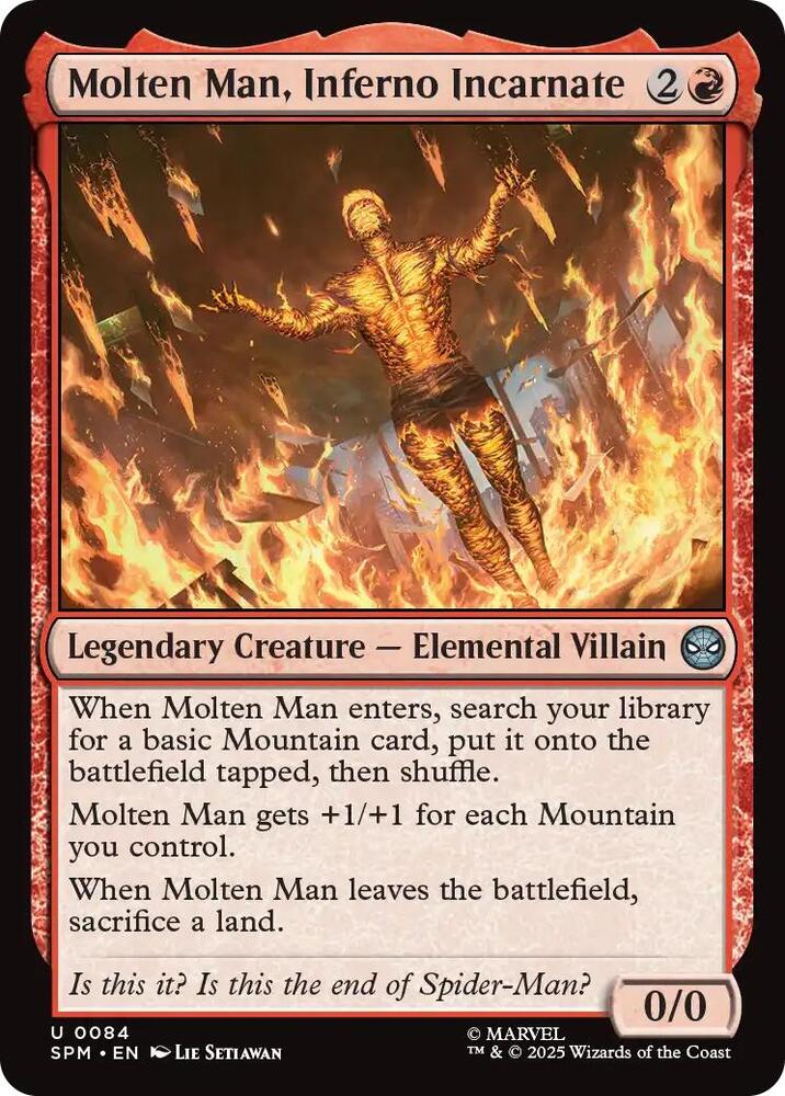 Molten Man, Inferno Incarnate, Marvel's Spider-Man 84