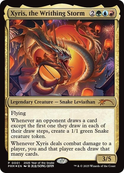 Xyris, the Writhing Storm (Year of the Snake 2025), Standard Showdown Promos 1