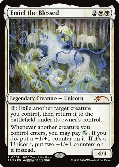 Emiel the Blessed (Year of the Horse 2026), Standard Showdown Promos 1