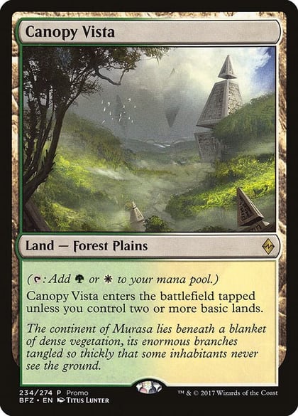 Canopy Vista, Standard Showdown Promos 234