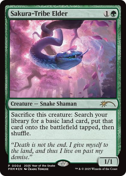 Sakura-Tribe Elder (Year of the Snake 2025), Standard Showdown Promos 4