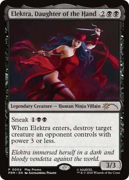 Elektra, Daughter of the Hand, Standard Showdown Promos 4